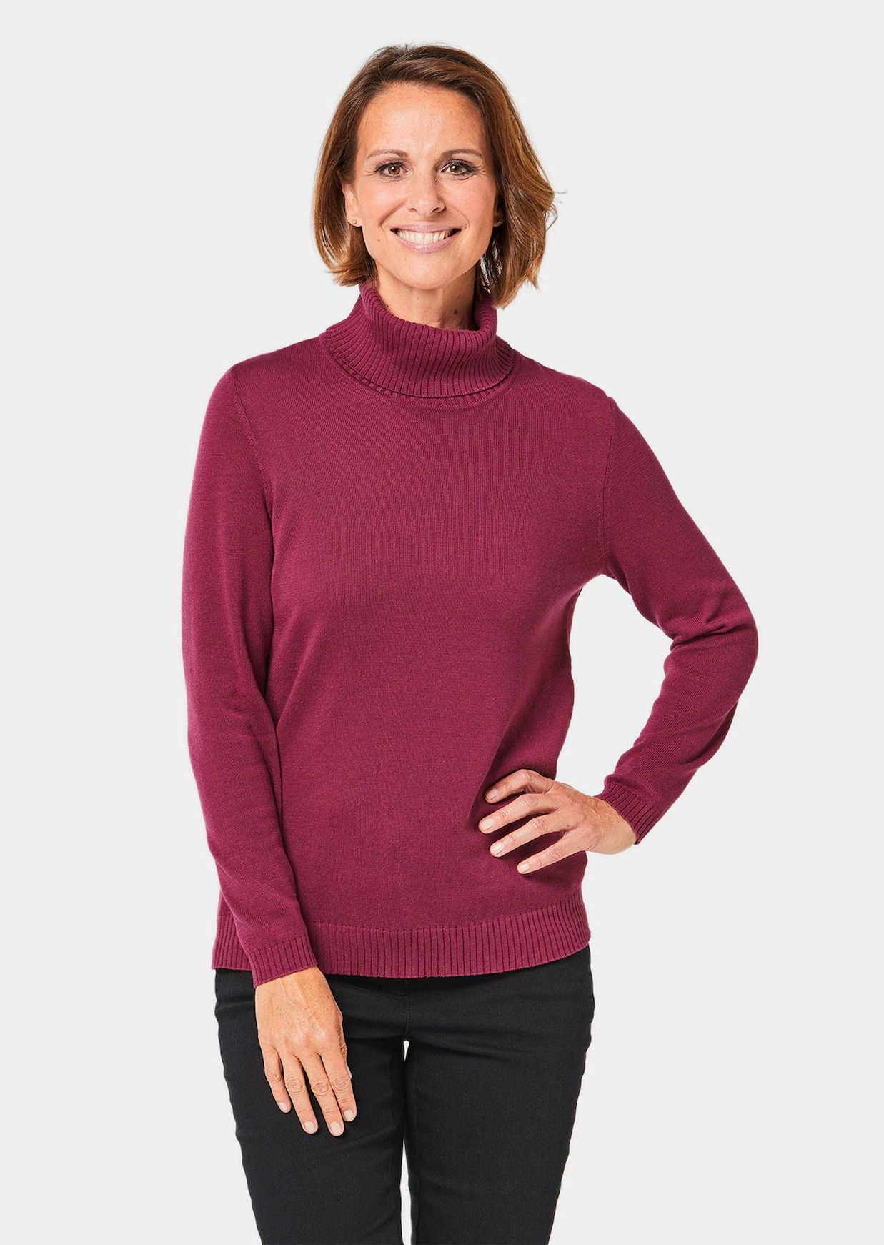 Pull à col roulé ample