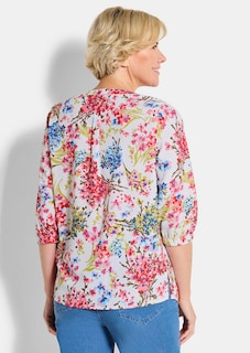 Pflegeleichte Bluse mit Blumenmuster thumbnail 3
