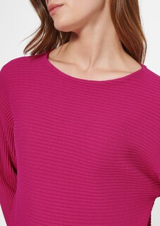 Rippstrick-Pullover mit 3/4-Ärmeln thumbnail 6