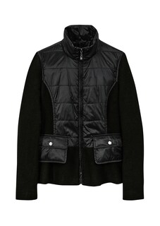 Jacke mit wattiertem Steppeinsatz und Schößchen thumbnail 7