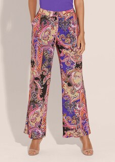 Weite Sommerhose mit Unikat-Print thumbnail 2