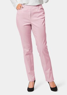 Pantalon LOUISA à taille élastique en coton satiné thumbnail 7