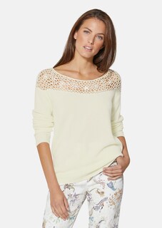Strickpullover mit Spitze thumbnail 2