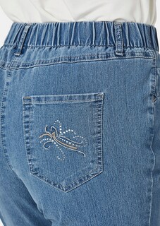 Jean CARLA à taille élastique orné de pierres scintillantes thumbnail 5
