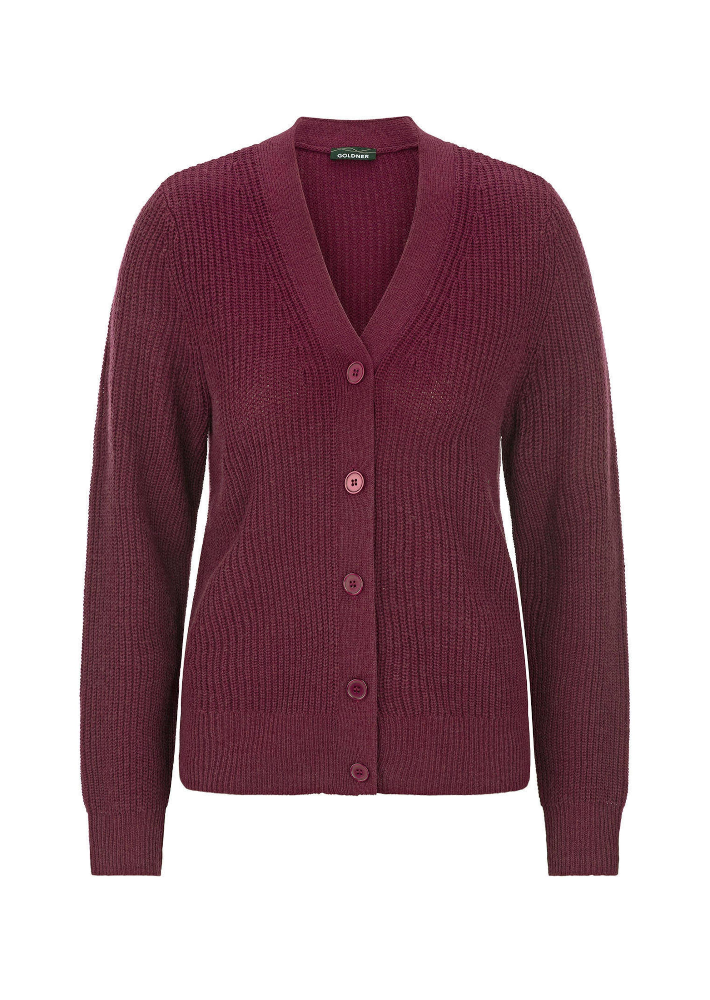 Onderhoudsarm tricot jasje met hoogwaardige ribstructuur