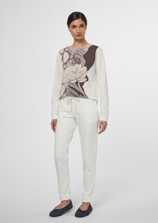 Sweatshirt mit abstraktem Print thumbnail 3