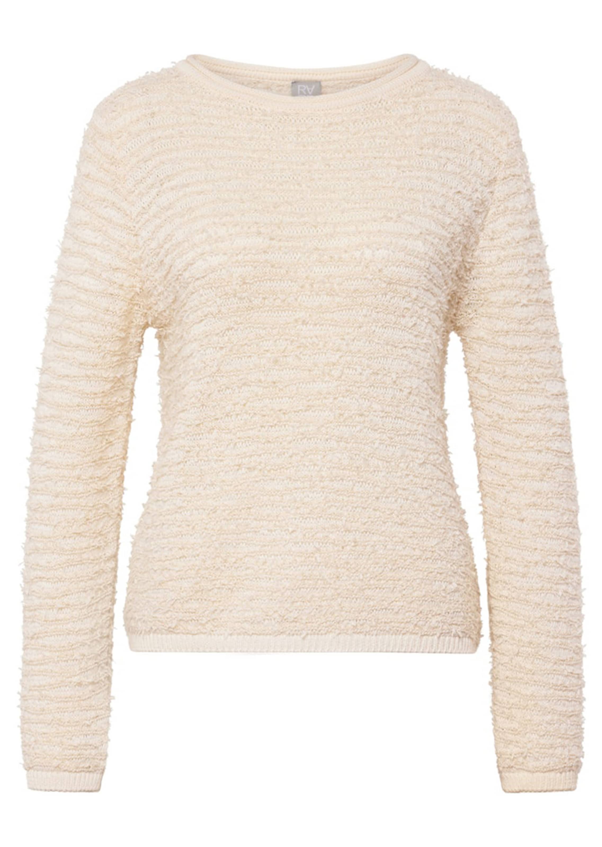 Tricot pullover met lintjesgaren