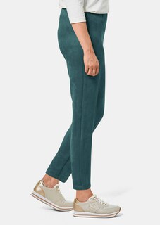 Moderne Leggings in trendigem Velourslederimitat thumbnail 4