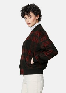 Bomberjacke mit coolem Karomuster thumbnail 5