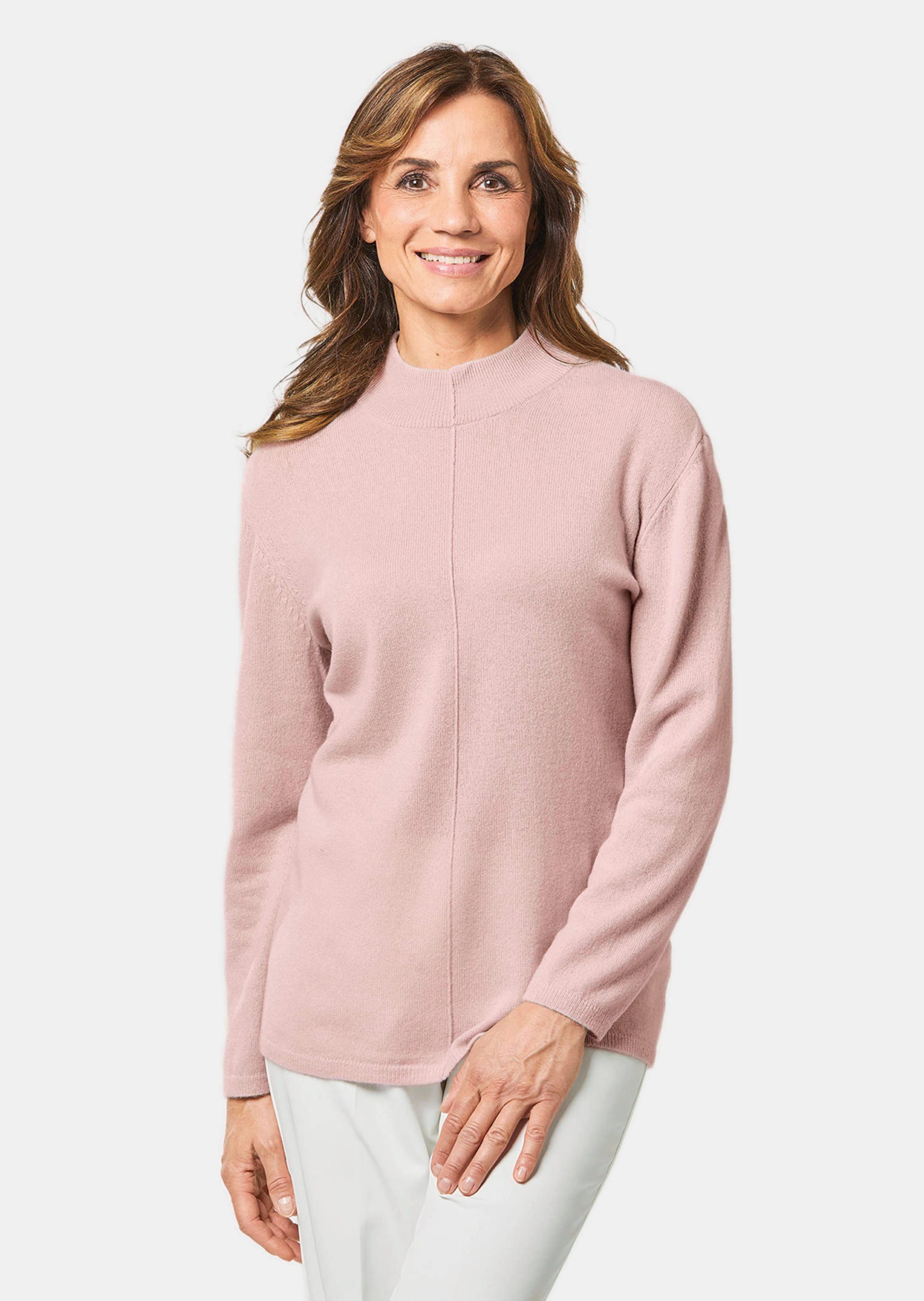Heerlijk zachte kasjmier pullover met kraag