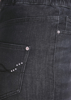 Jeansschlupfhose VERA mit weitem Bein thumbnail 5