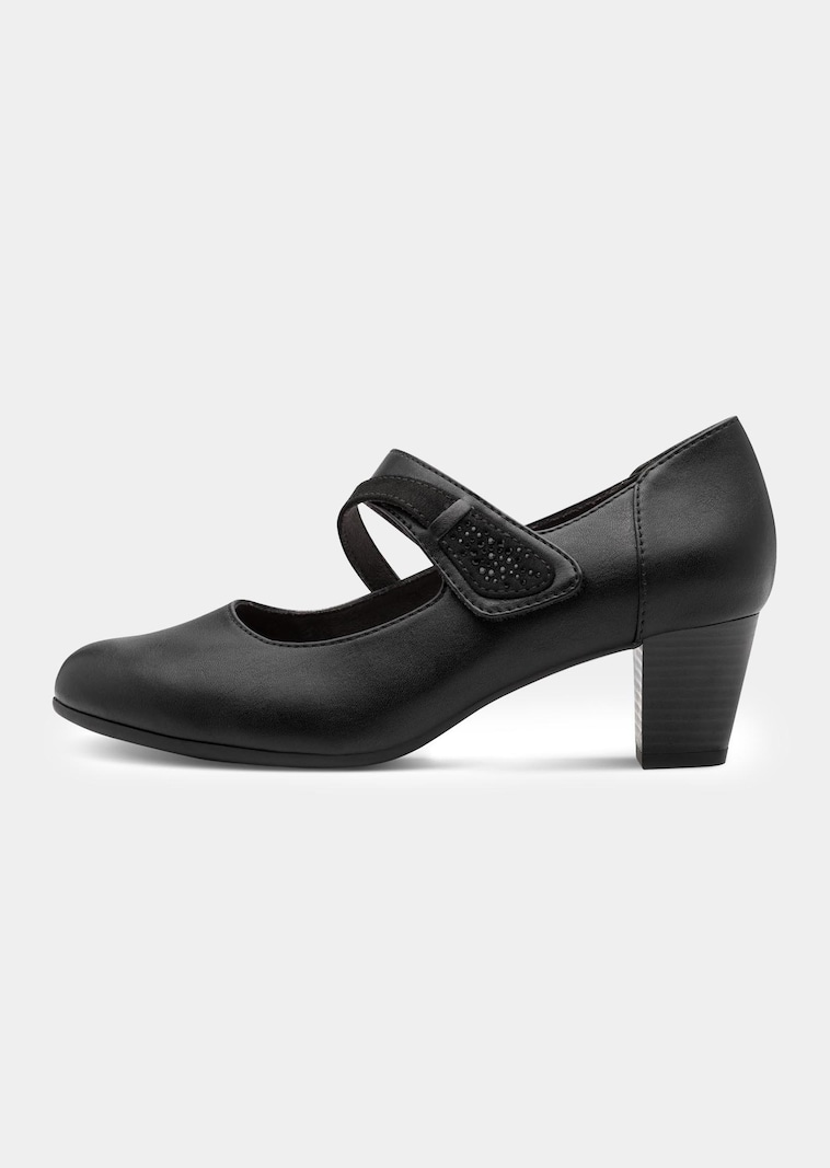 Pumps mit Klett-Riemchen