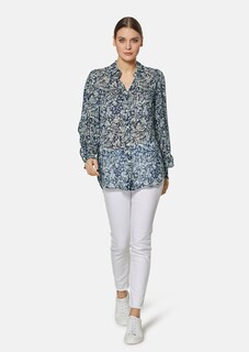 Hemdbluse mit trendstarkem Unikat-Print thumbnail 3
