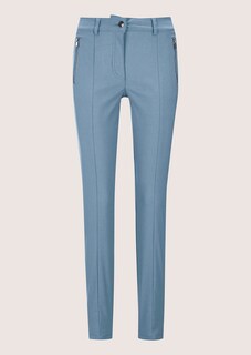 Skinny fit trousers with zip pockets thumbnail 6