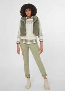 Corduroy waistcoat with hood thumbnail 3