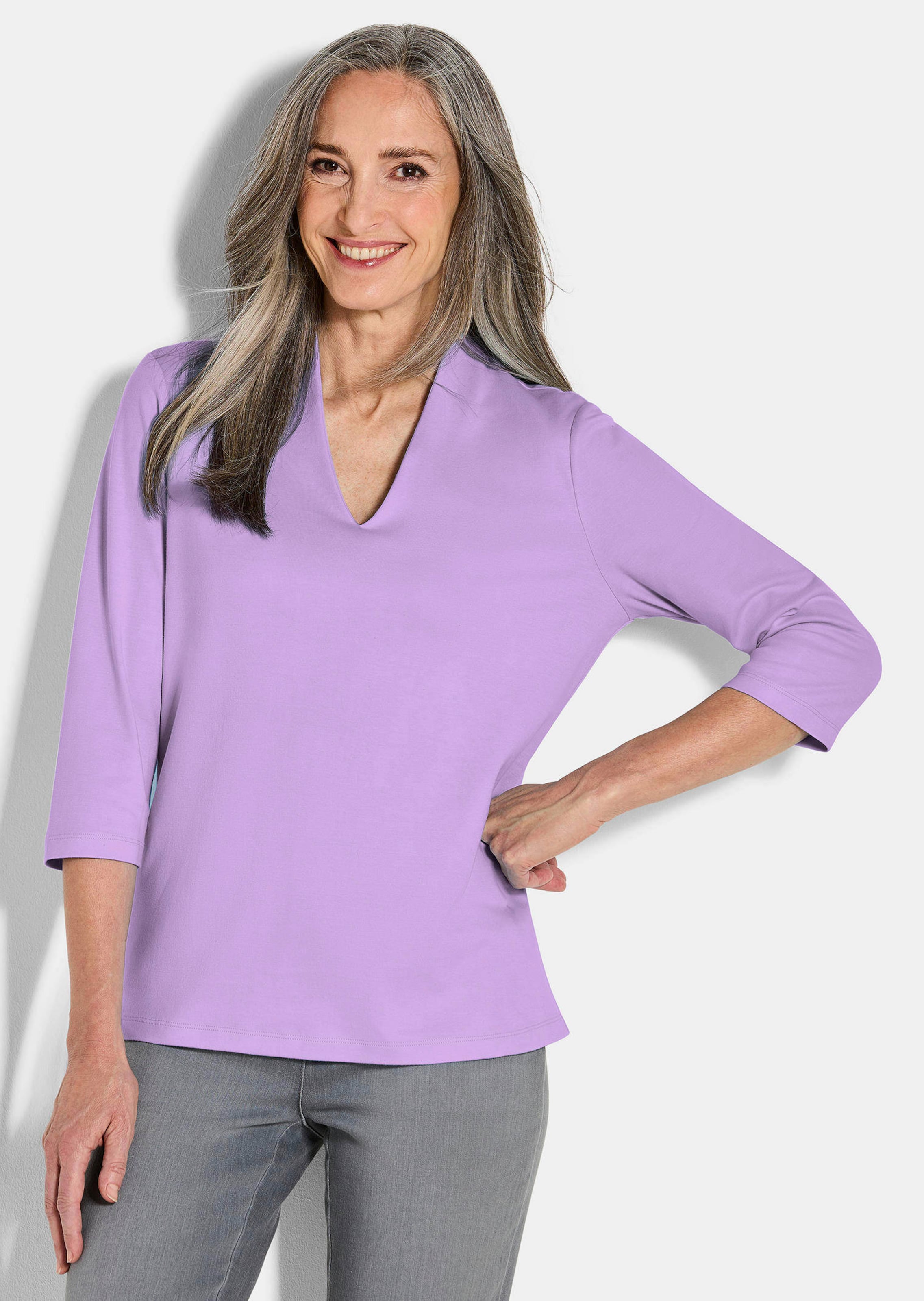 T-shirt basique en jersey interlock