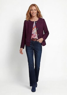 Femininer Blazer in Schlingen-Optik thumbnail 2