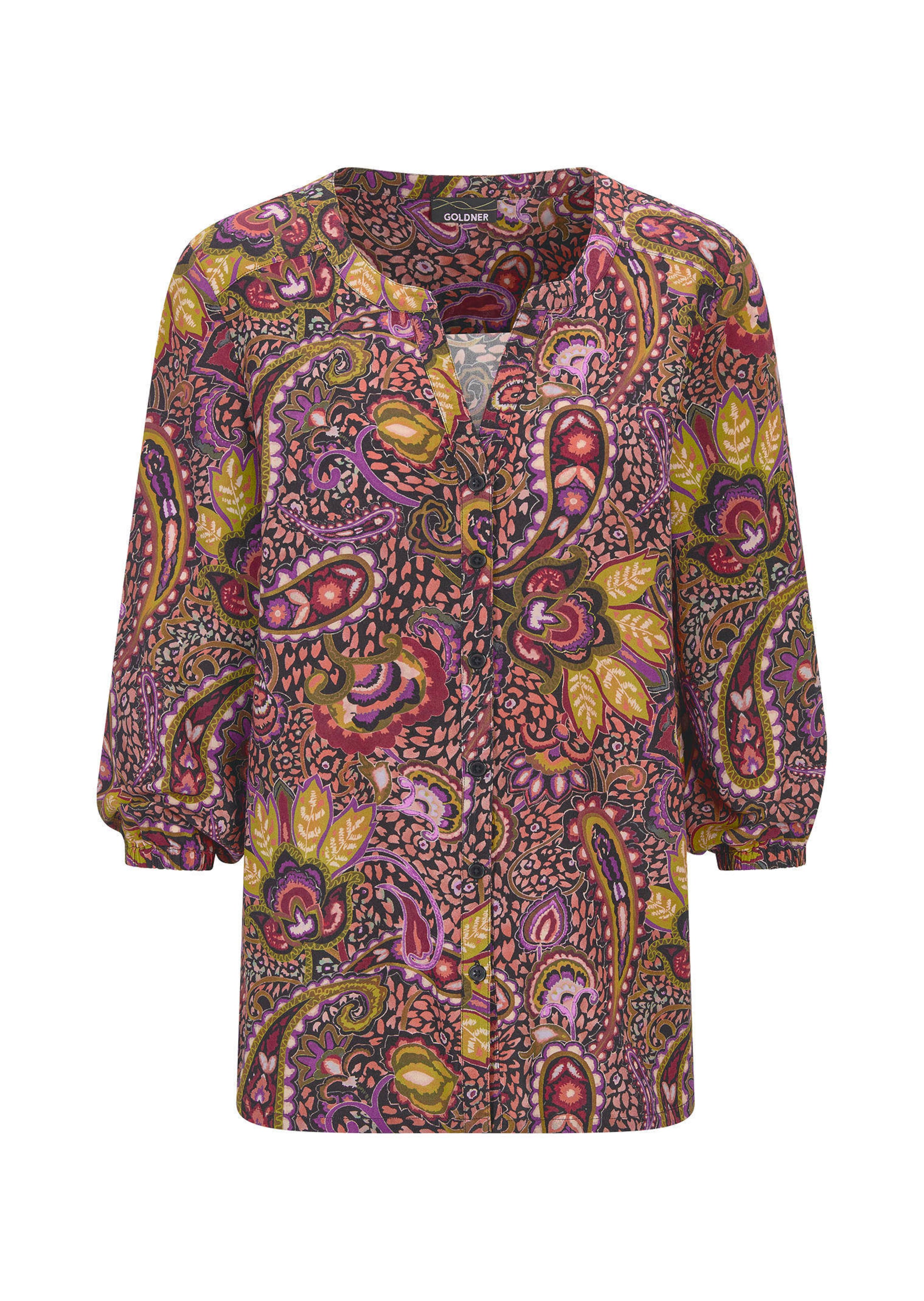 Blouse van pure viscose