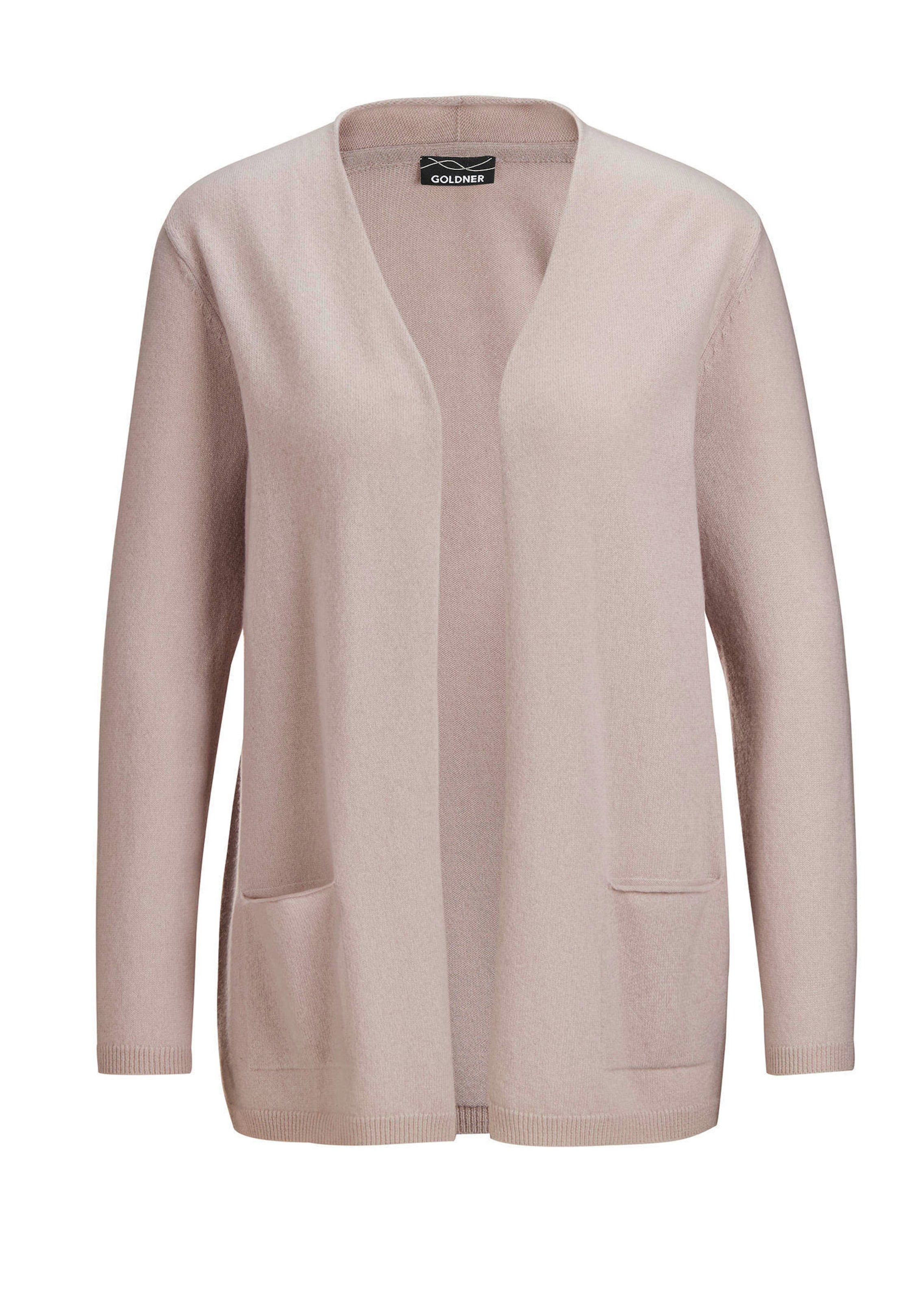 Kaschmir-Longstrickjacke