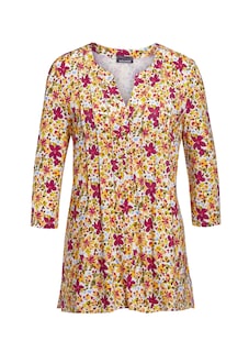Figurschmeichelndes Drucktunika-Shirt thumbnail 6