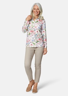 Ausdrucksstarke Jerseybluse mit Stretchanteil thumbnail 2