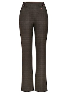 Jerseyhose “Alice New Flared” mit Karomuster thumbnail 5