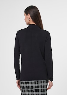 Feinstrick-Pullover mit feinem Lochmuster thumbnail 4