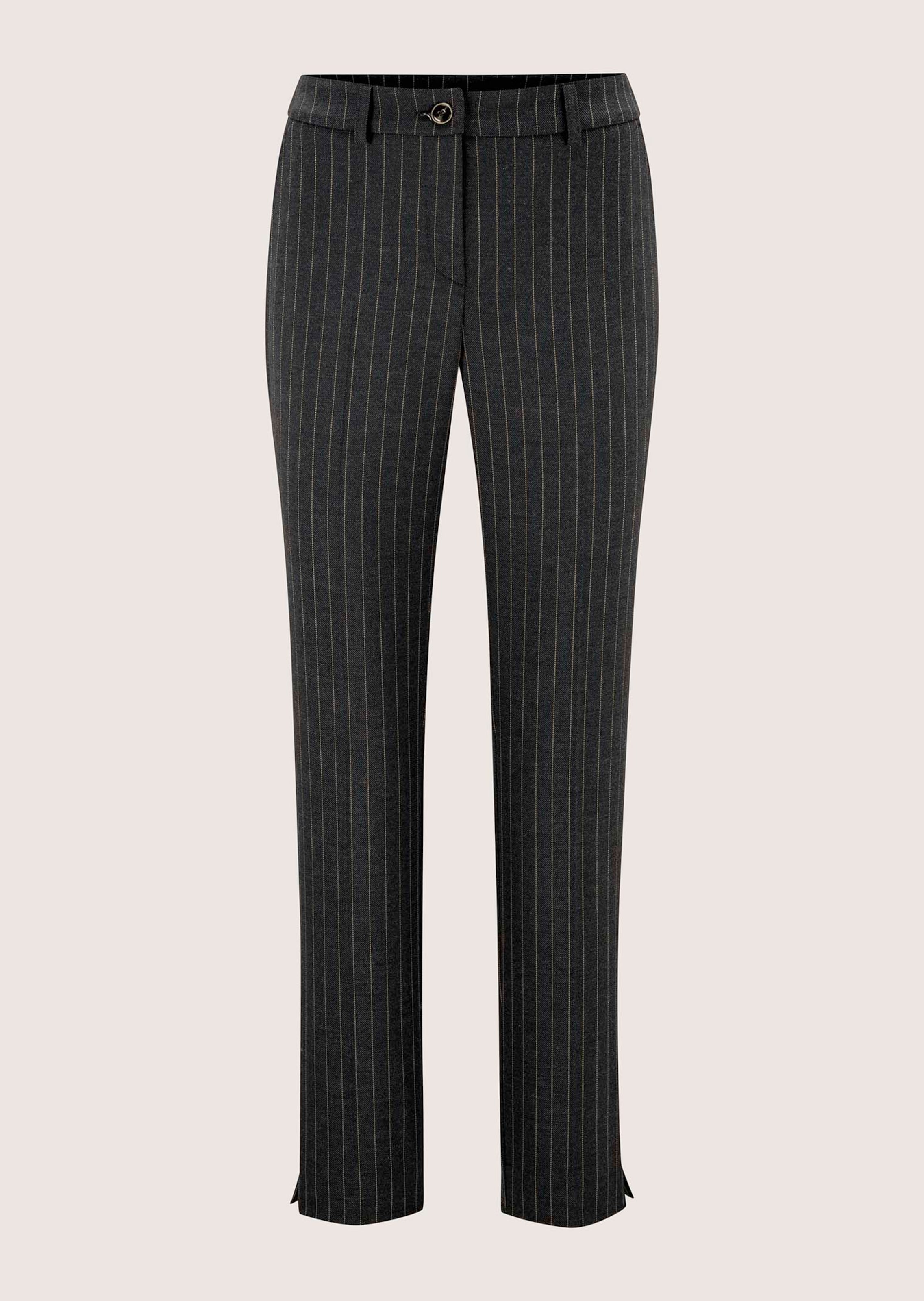 Broek met gestreken vouwen