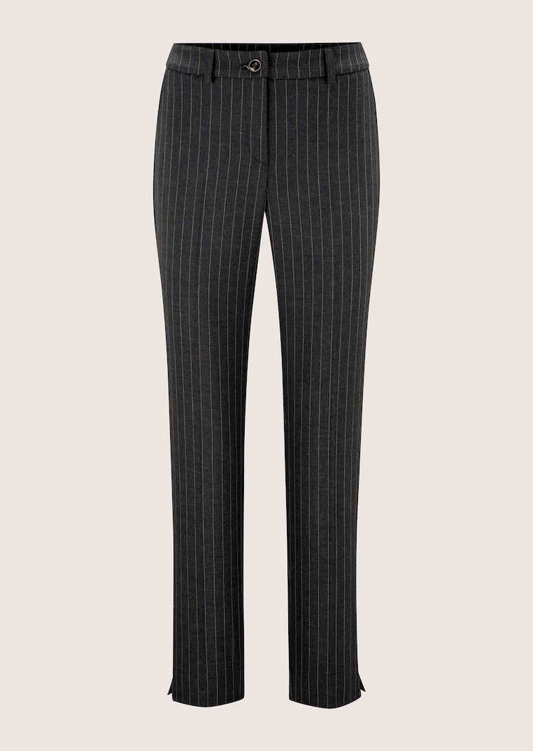 Broek met gestreken vouwen