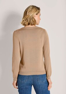 Feinstrick-Pullover aus reiner Baumwolle thumbnail 4