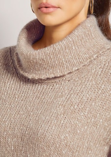 Rollkragen-Pullover mit 3/4-Arm thumbnail 6