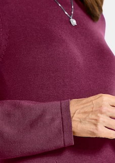 Robe en tricot à la coupe féminine en A thumbnail 5