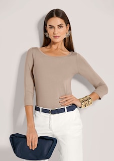 Shirt mit U-Boot-Ausschnitt thumbnail 5