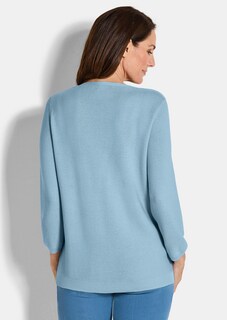 Pull en tricot fin pur coton thumbnail 3