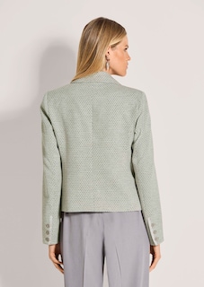 Jersey blazer with a honeycomb pattern thumbnail 4
