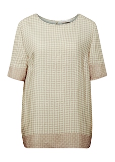 Gedessineerde blouse van hoogwaardige viscose thumbnail 2