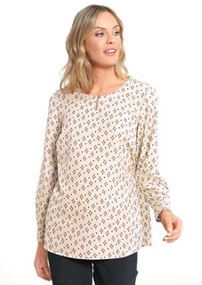 Druckbluse aus fließendem Material thumbnail 1