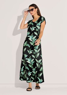 Robe en jersey avec imprimé feuilles thumbnail 5
