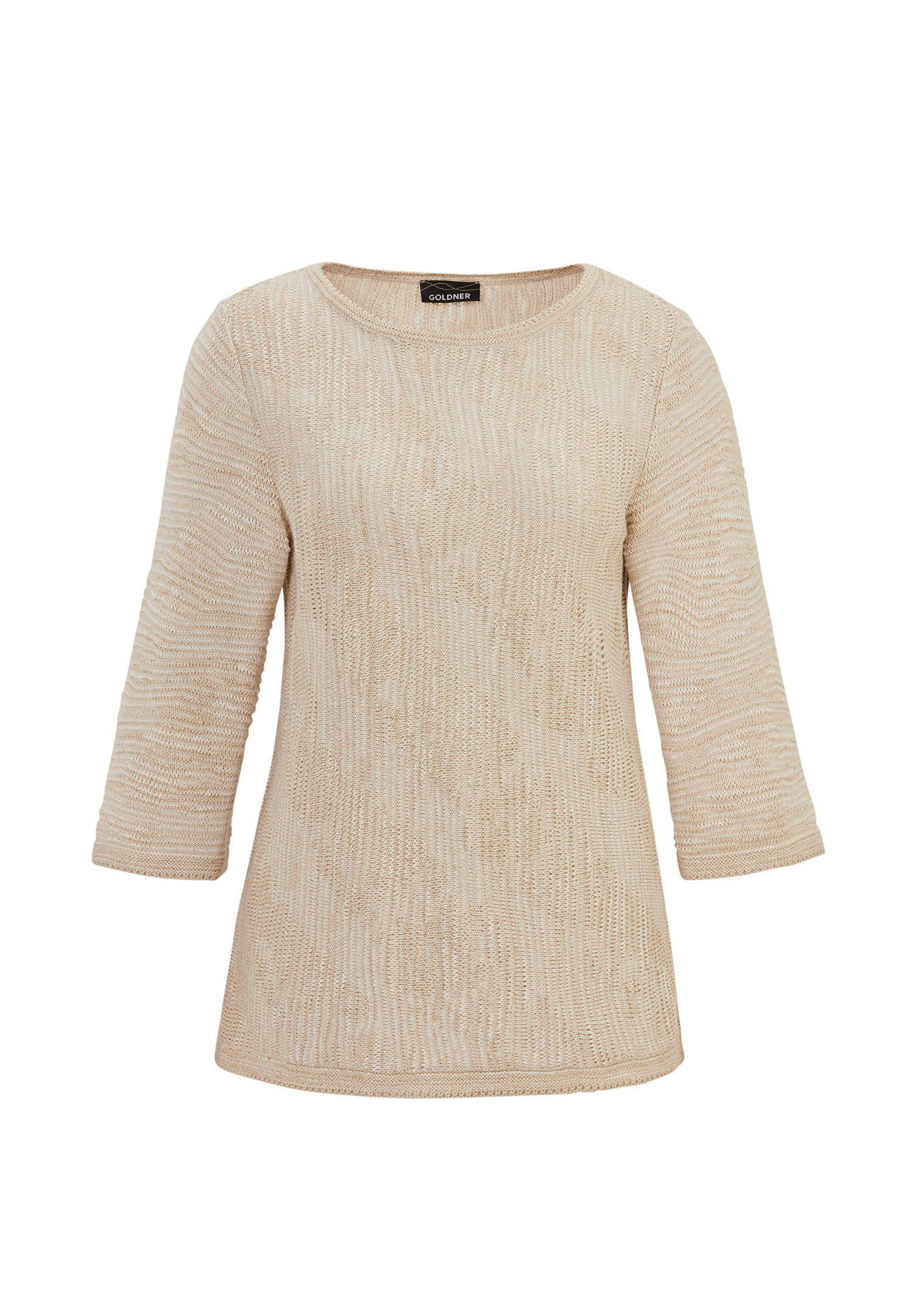 Tricot pullover met boothals