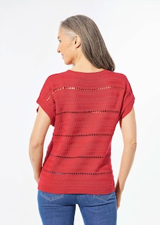 Tricot topje met boothals thumbnail 3