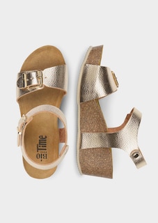 Leichte Trendsandale in Metallic-Optik thumbnail 2