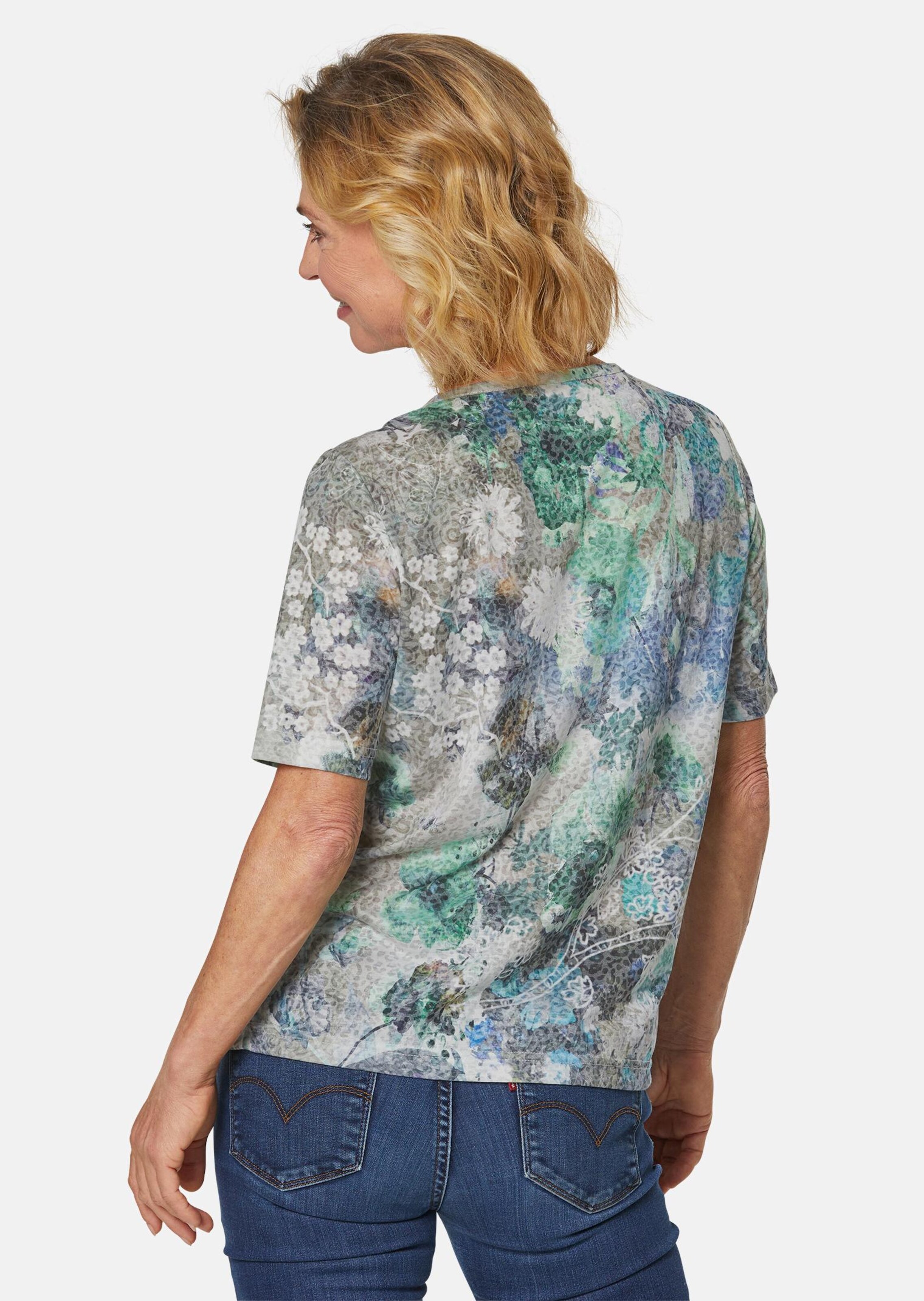 Magnifique T-shirt en tissu dévoré thumbnail 3