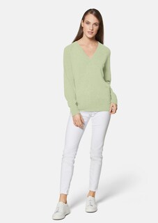 Kaschmir-Pullover mit Rippdetails thumbnail 3
