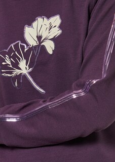 Sweatshirt mit Motivprint und Paillettenverzierung thumbnail 6