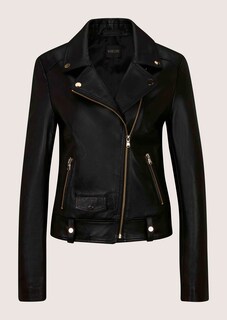 Biker jacket made from lamb nappa leather thumbnail 7