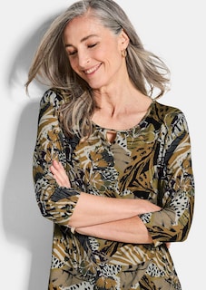 T-shirt en jersey avec imprimé animalier thumbnail 4