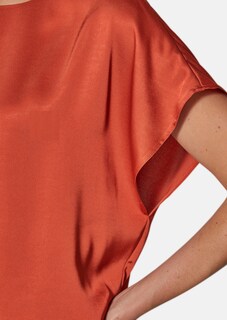 Legere Bluse in edler Glanzware thumbnail 6