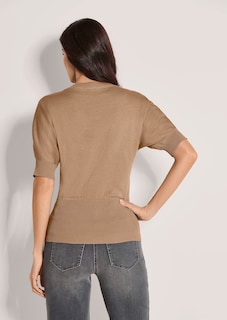 Leichter Feinstrickpullover aus Baumwolle thumbnail 3