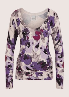 Pull en maille fine à imprimé unique thumbnail 7