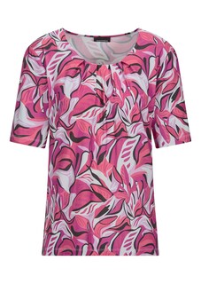 Jersey shirt met bladerprint thumbnail 6